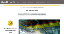 Desktop Screenshot of gurtzelectric.com